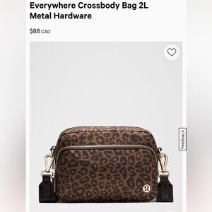 Lululemon everywhere cross bodybag 2L